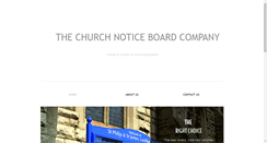 Desktop Screenshot of churchnoticeboards.co.uk
